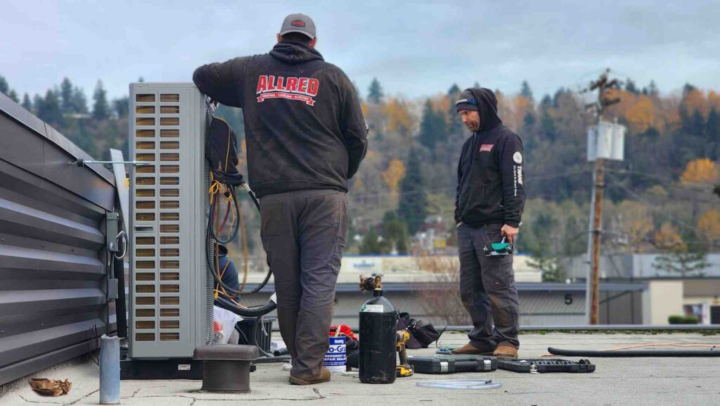 commercial ac installation in auburn, wa