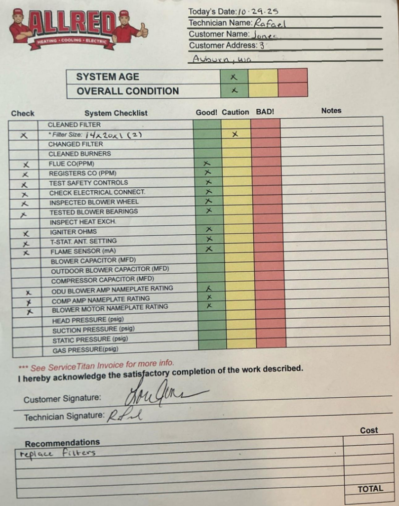 post storm hvac and electrical checklist