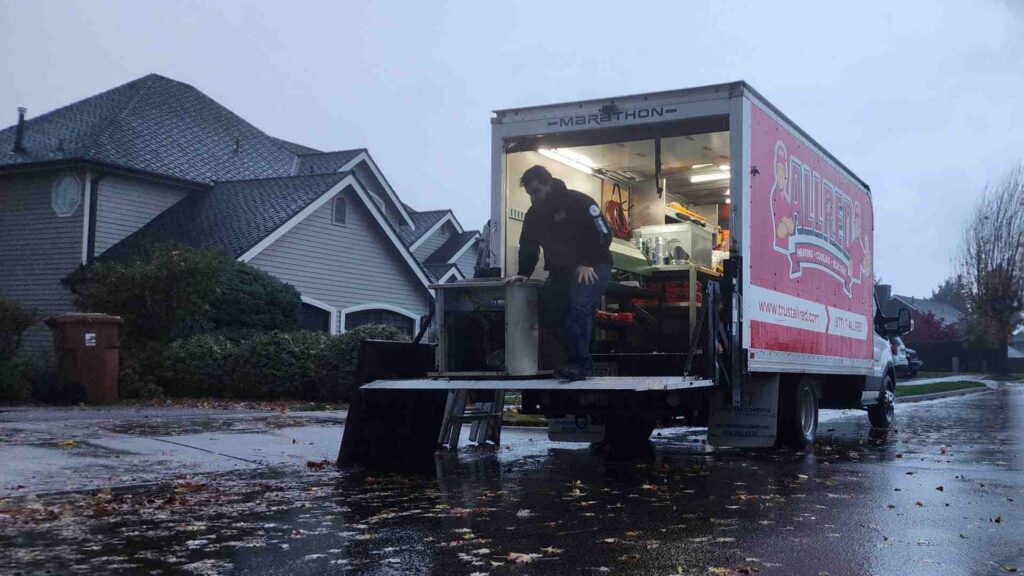 HVAC maintenance Pacific Northwest home rainy day cozy - hvac maintenance tips for pacific northwest homeowners